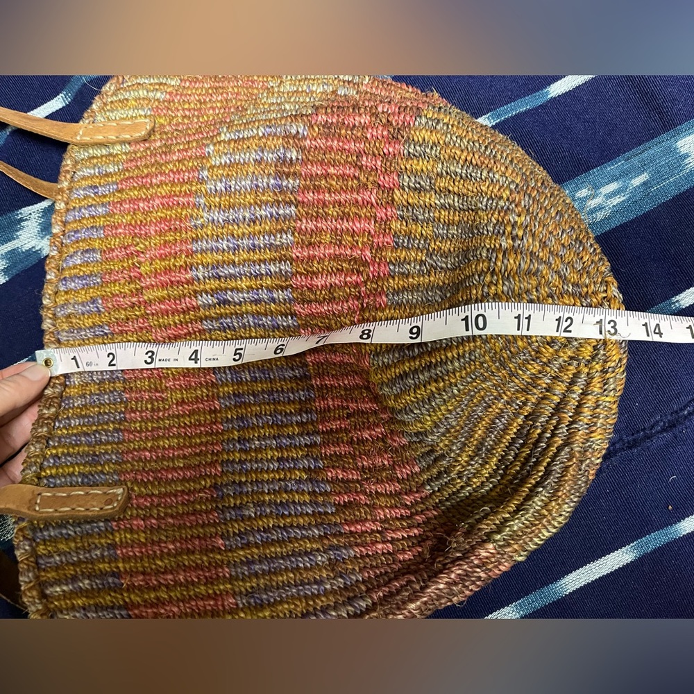 Vintage Multicolor Woven Bag - Picture 3 of 5
